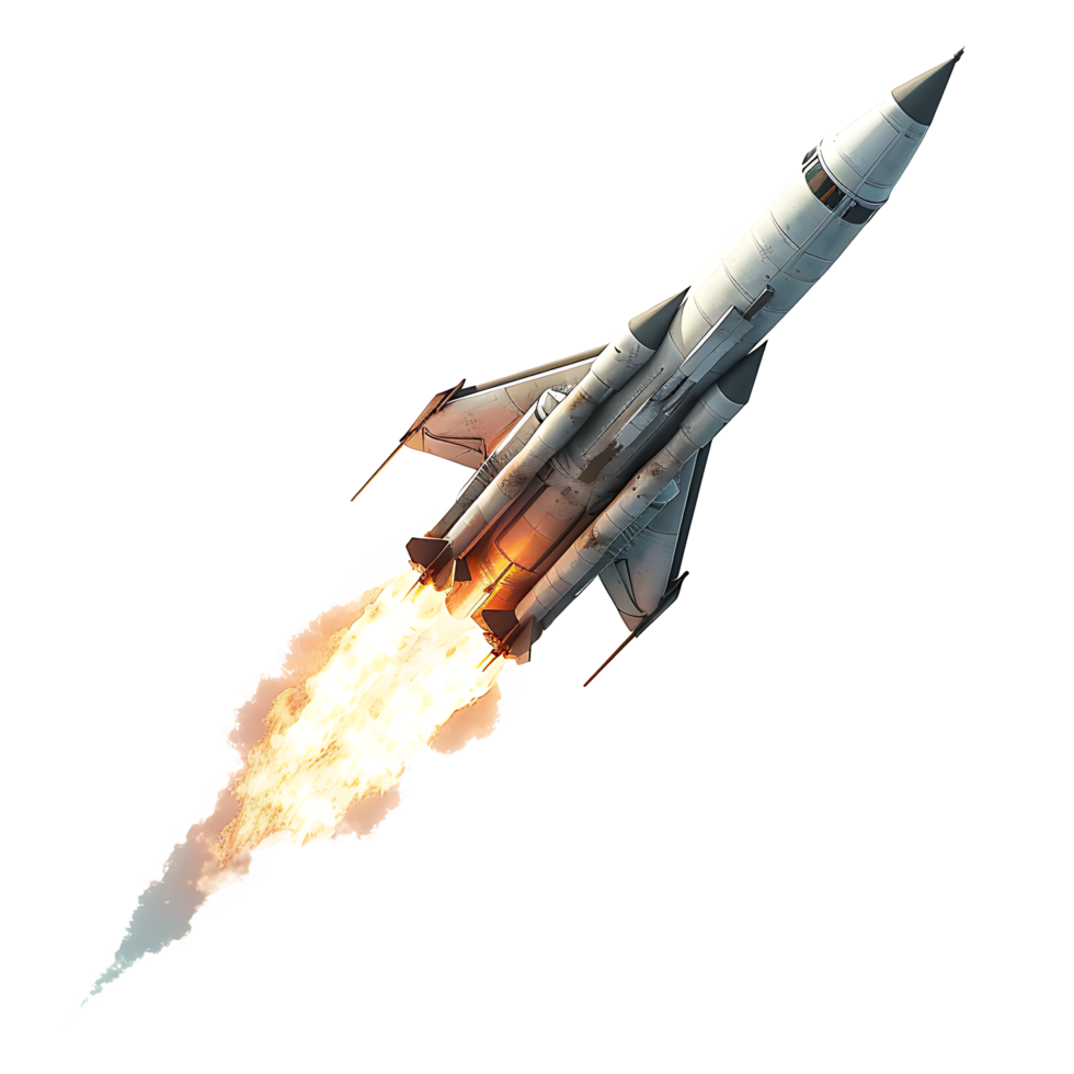 Transparent Background Missile Fire png