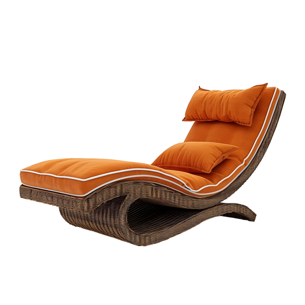 Lounge Chair on Transparent Cut Out png