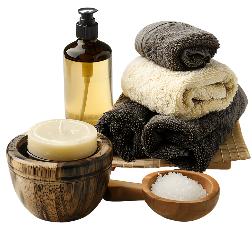 Spa Tools on Transparent Background png