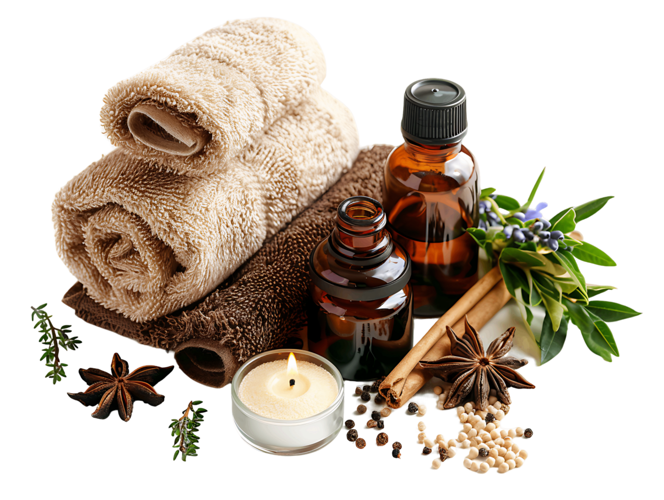 Isolated Spa Tools Transparent png
