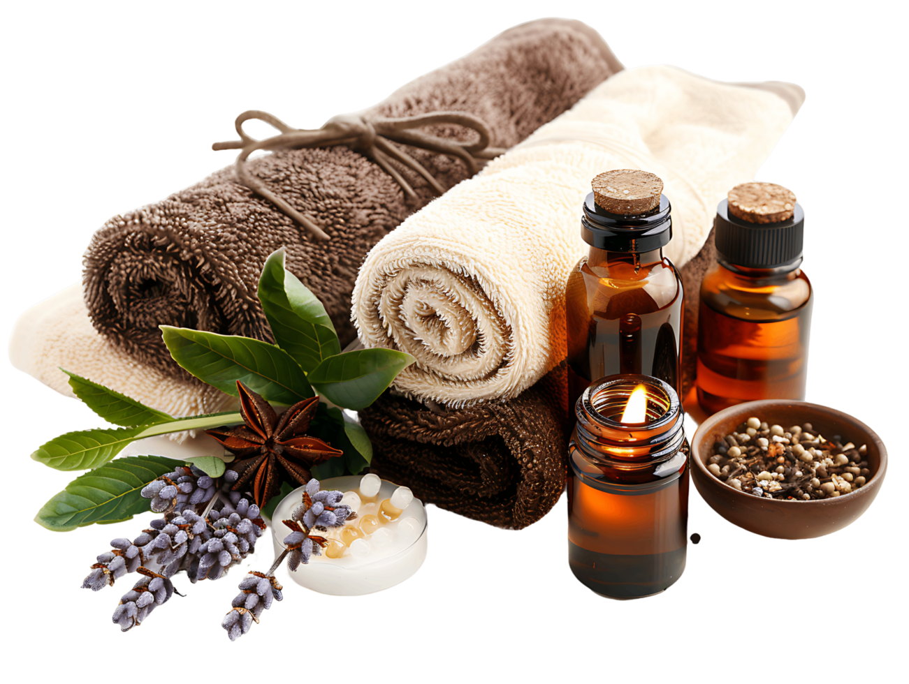 Wellness Products Isolated Transparent png