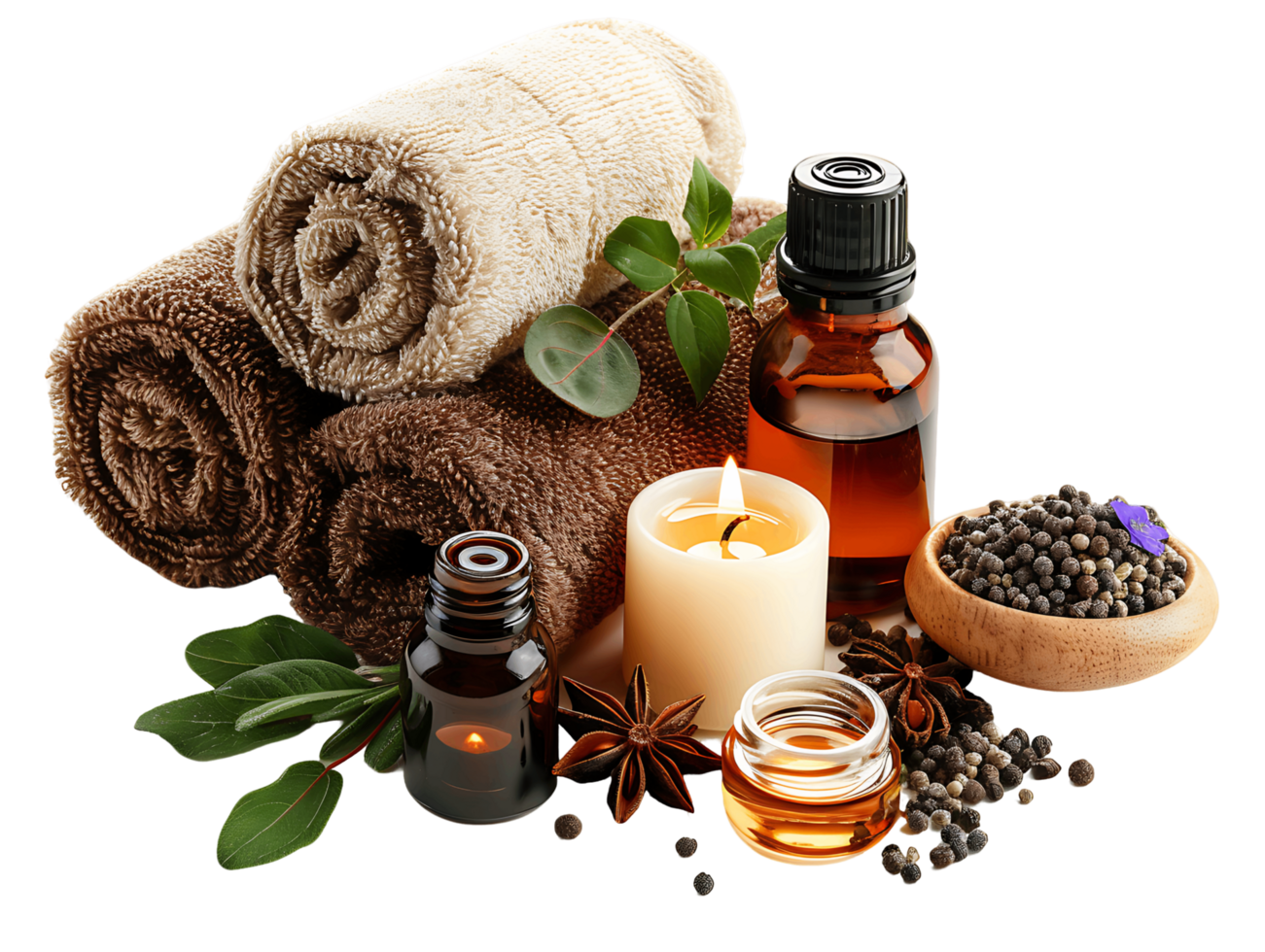 Spa Accessories Transparent Background png