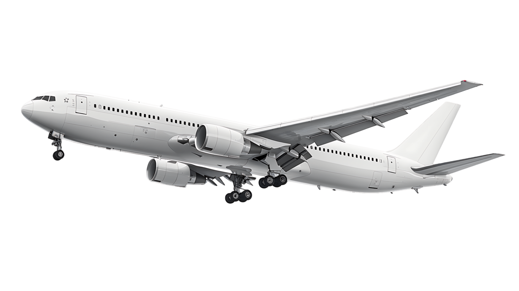 Transparent Air plane on transparent png