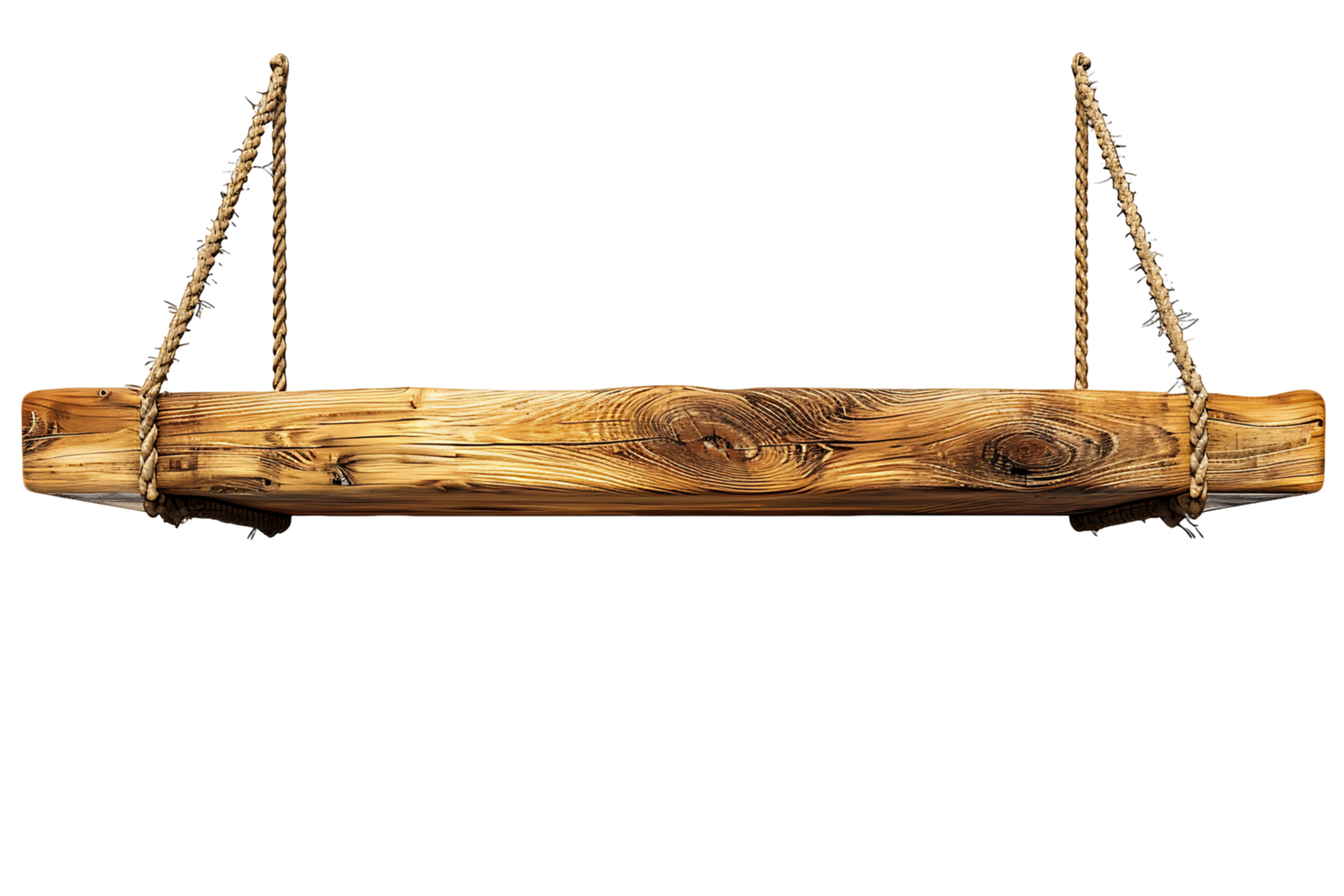 Isolated Wooden Shelf Transparent Background png