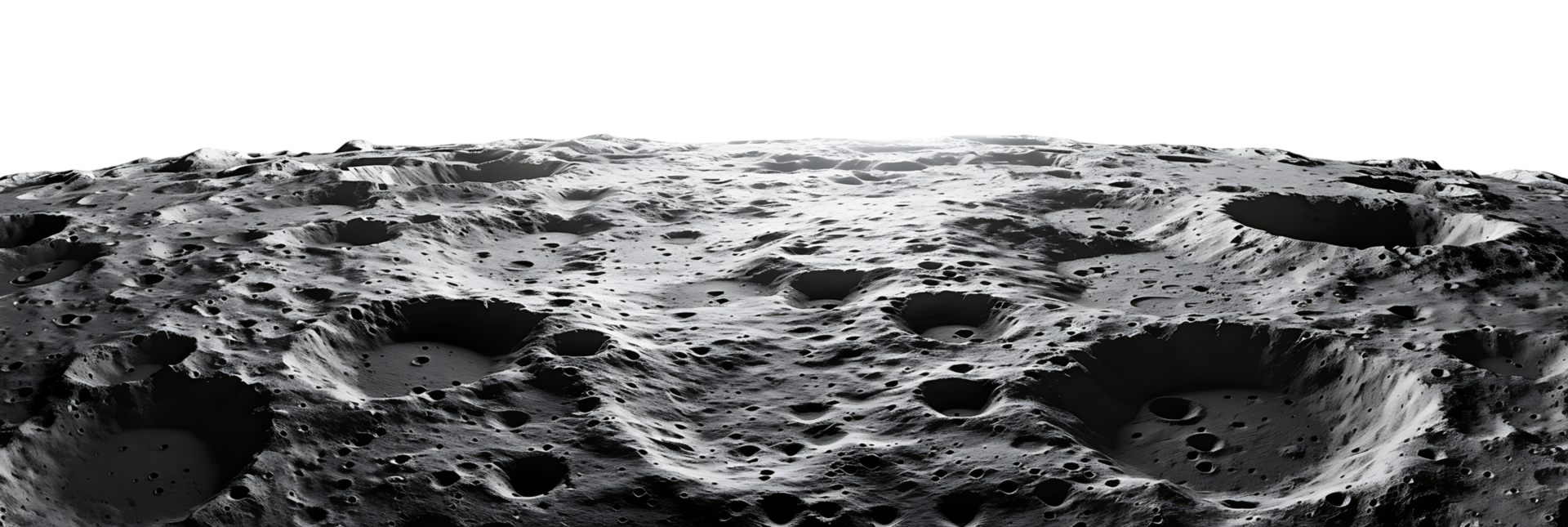 Lunar Foreground Border on Clear Background png