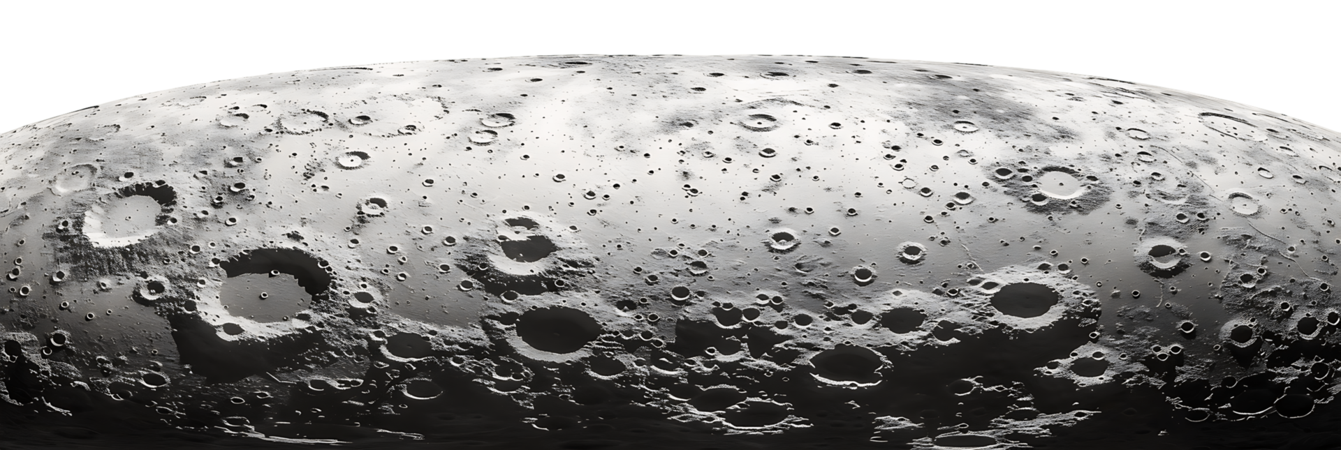 Isolated Moon Foreground Border png