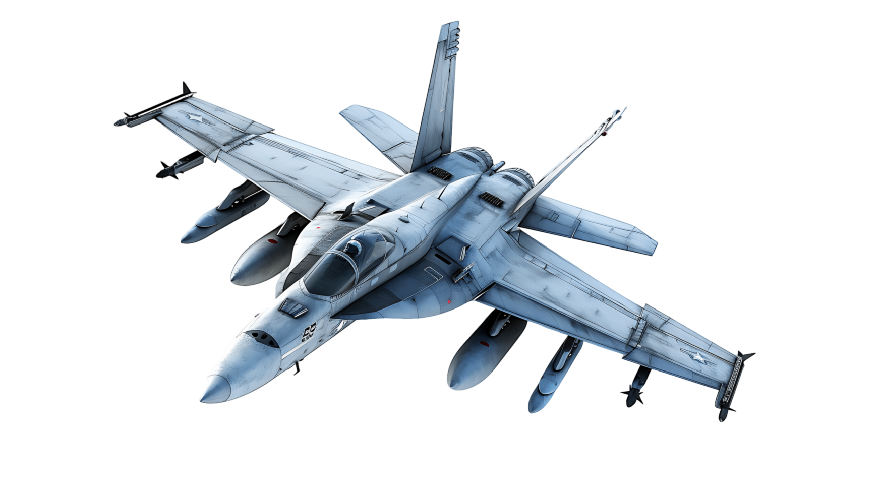 Flying Jet Fighter on Transparent Background png