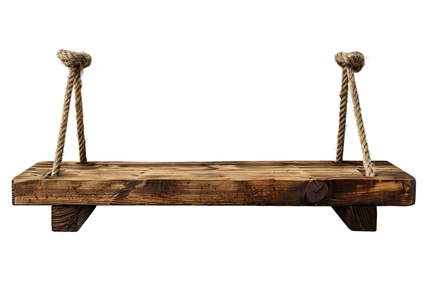 Transparent Background with Hanging Wooden Shelf png