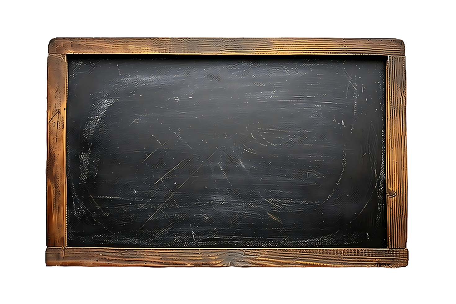 Isolated Blackboard with Clear Background png