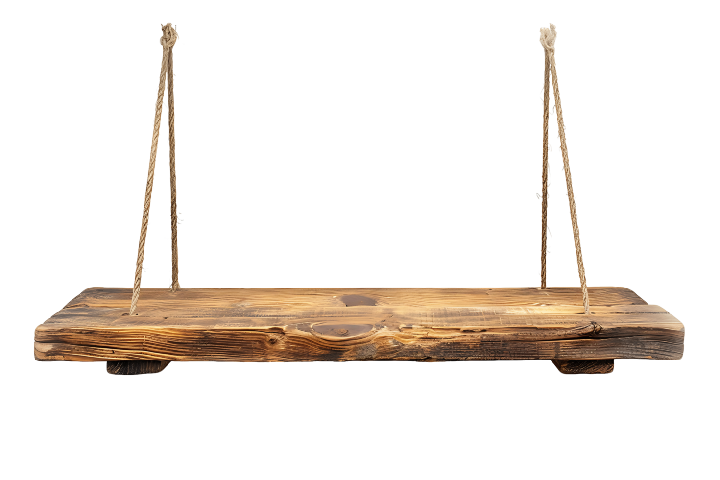 Transparent Background Empty Wooden Shelf png