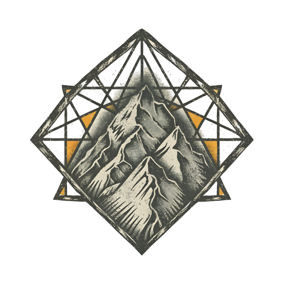Mountain illustration transparent background png