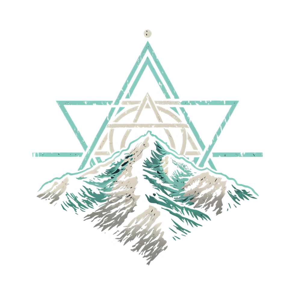 Mountain illustration transparent background png