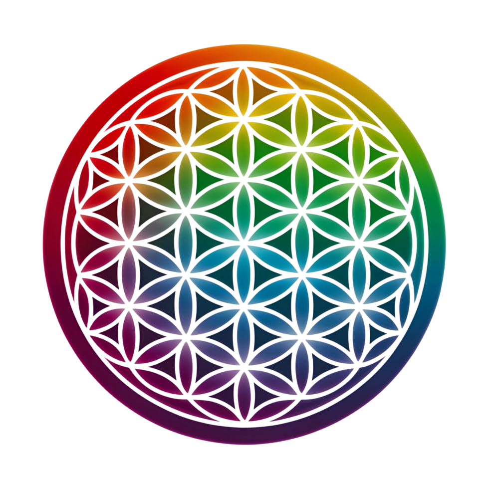 Color wheel circle spectrum isolated png