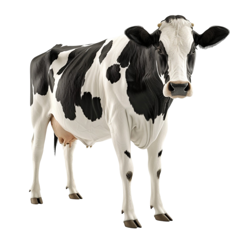 A Cow Standing AI-Generative png