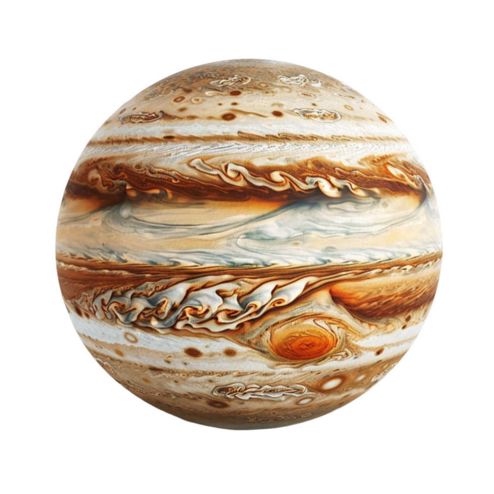 Jupiter Planet Isolated On Transparent Background png