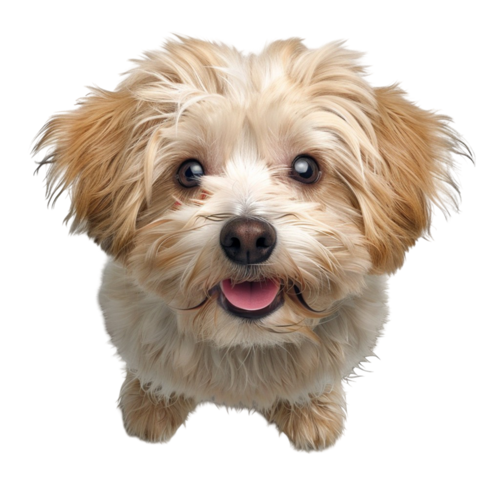A Cute Dog Standing AI-Generative png