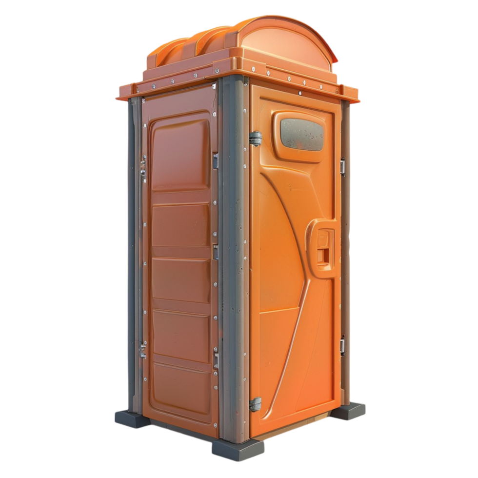 portátil banheiro 3d render com transparente fundo png