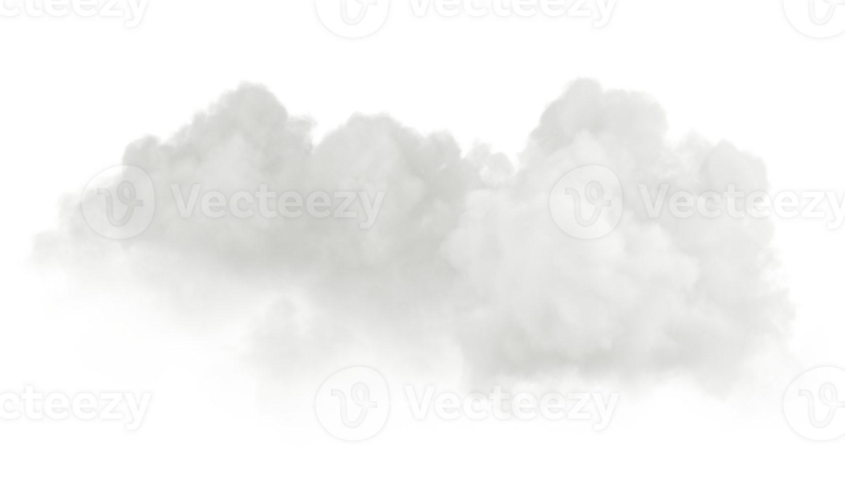 Illustrations realistic cloud effect 3d render cutout background png