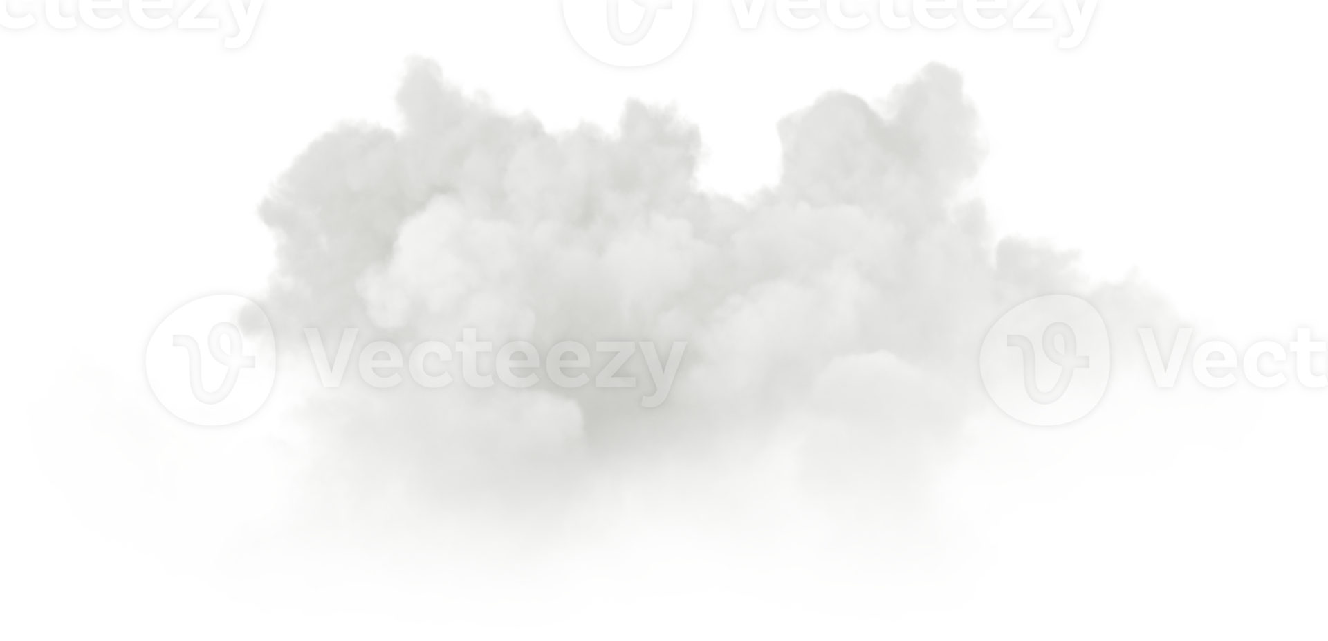Cloudscape cotton fluffy shapes specials effect 3d render png