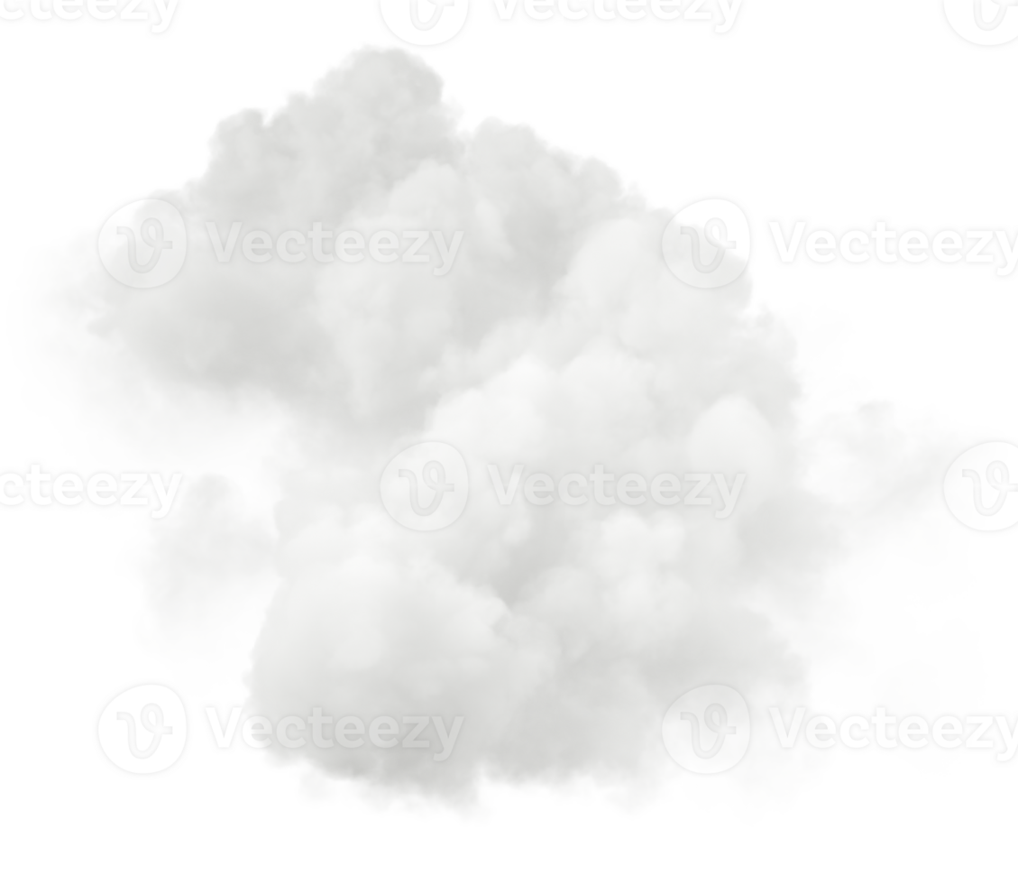 Serenity cloud free shape isolate backgrounds 3d render png