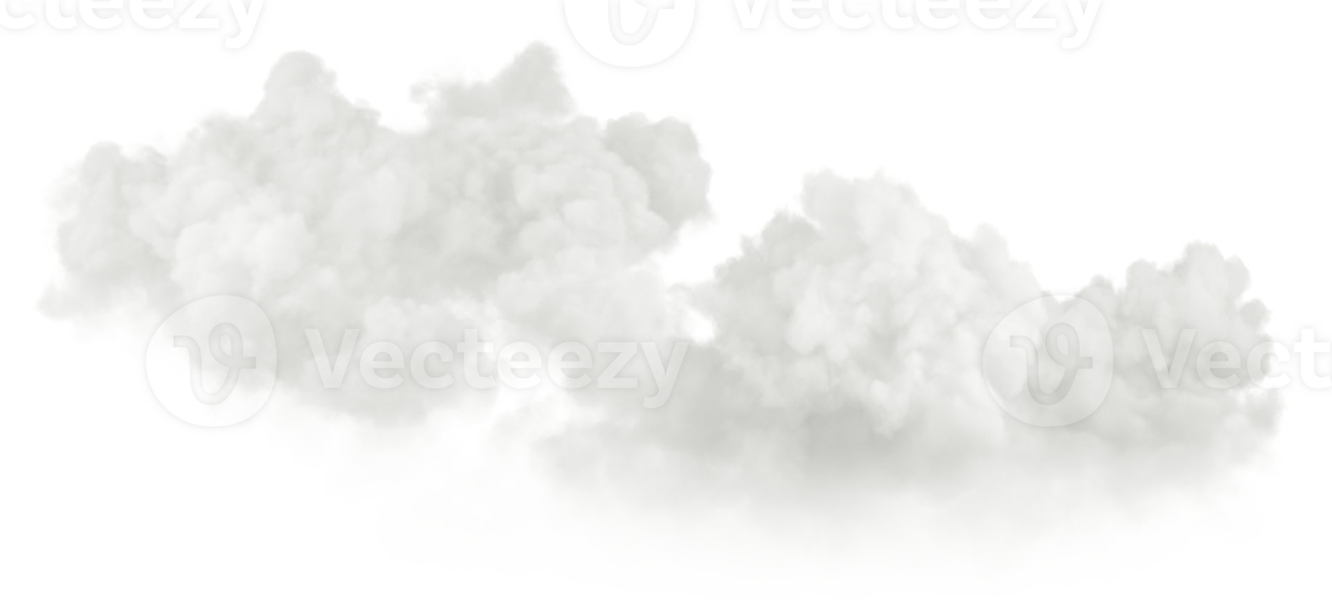 Calmness atmosphere cloud shapes specials effect 3d render png