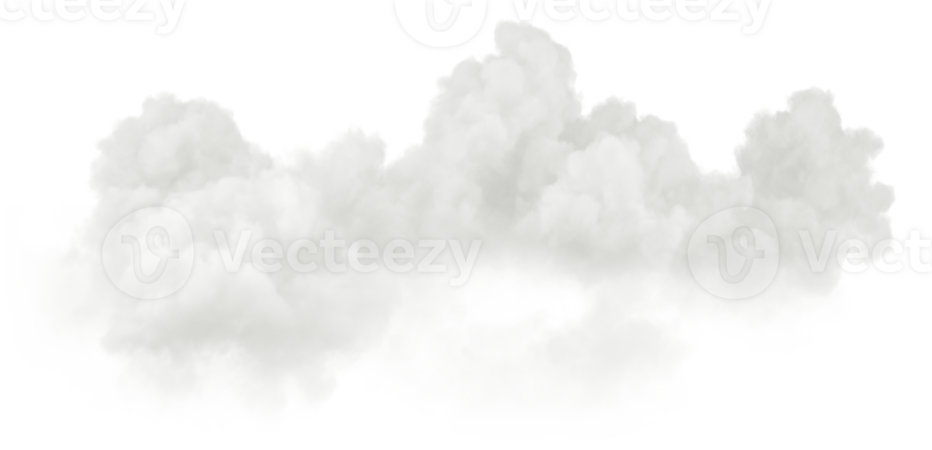 Realistic white clouds free shapes isolate backgrounds 3d render png