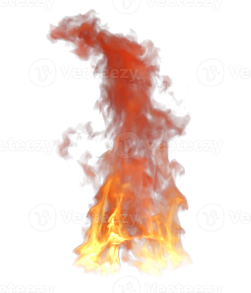 Inferno bonfire flame blazing cut out transparent backgrounds 3d render png