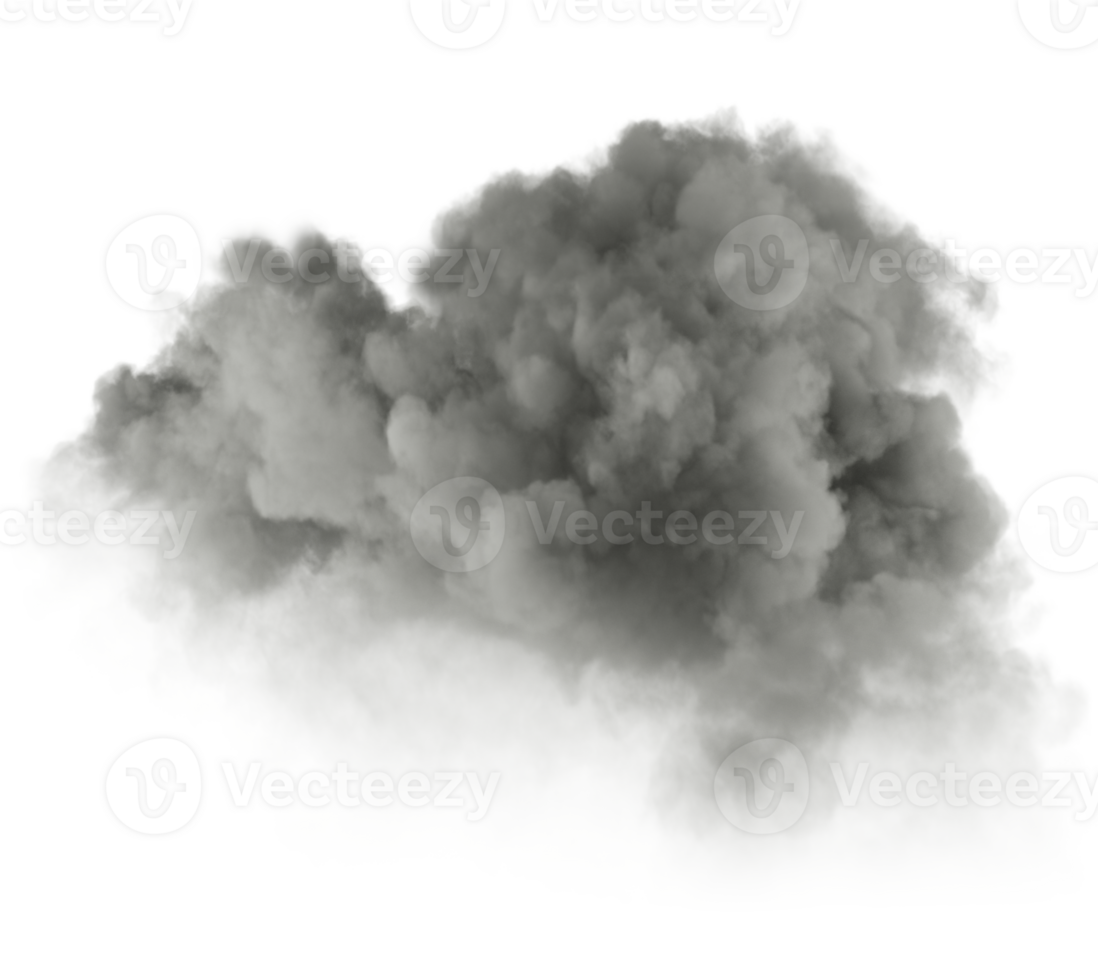 Rain clouds mystic for landscape cutout backgrounds 3d render png