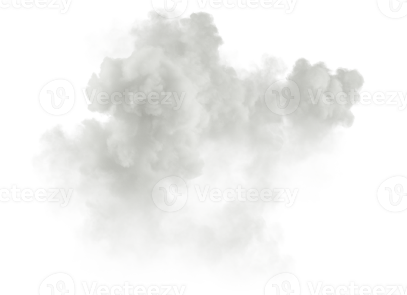 Clipart white clouds moving free shapes on transparent backgrounds 3d rendering png