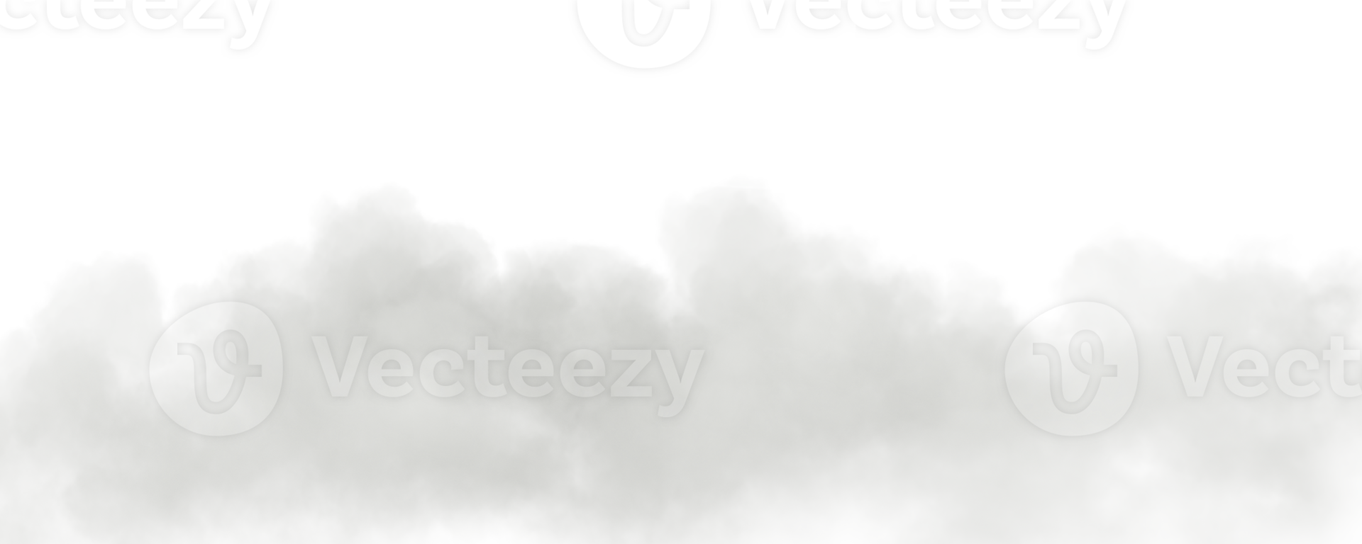 Isolate realistic white fog on transparent backgrounds specials effect 3d render png