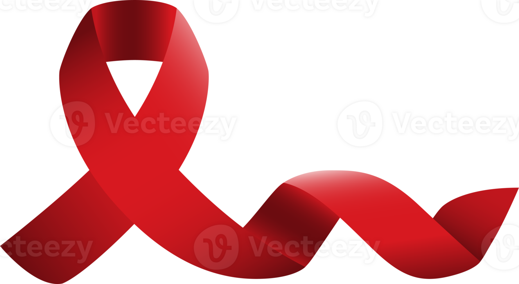 Red Awarness Ribbon AIDS png