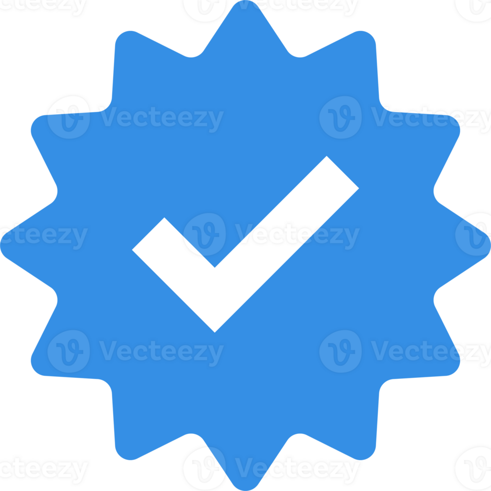 Verified badge profile Icon png