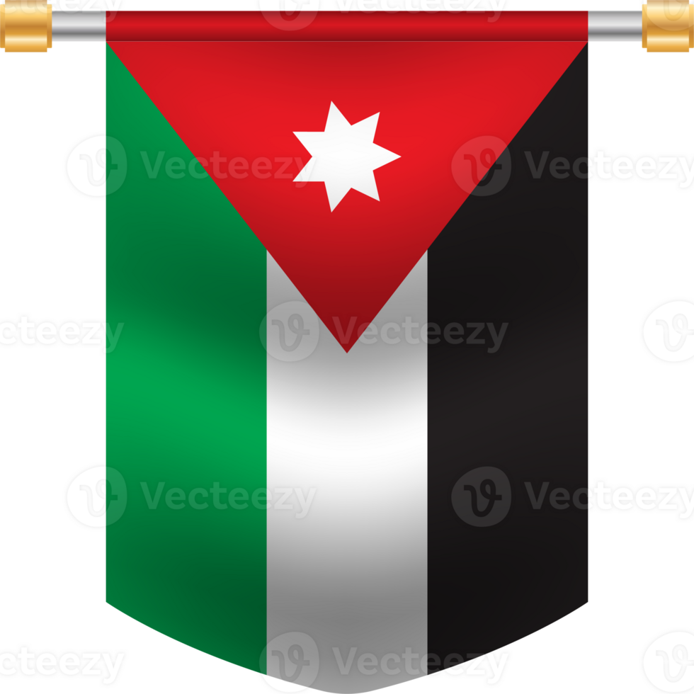 Jordan Flag Design png