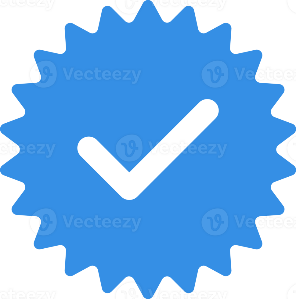 Verified badge profile Icon png