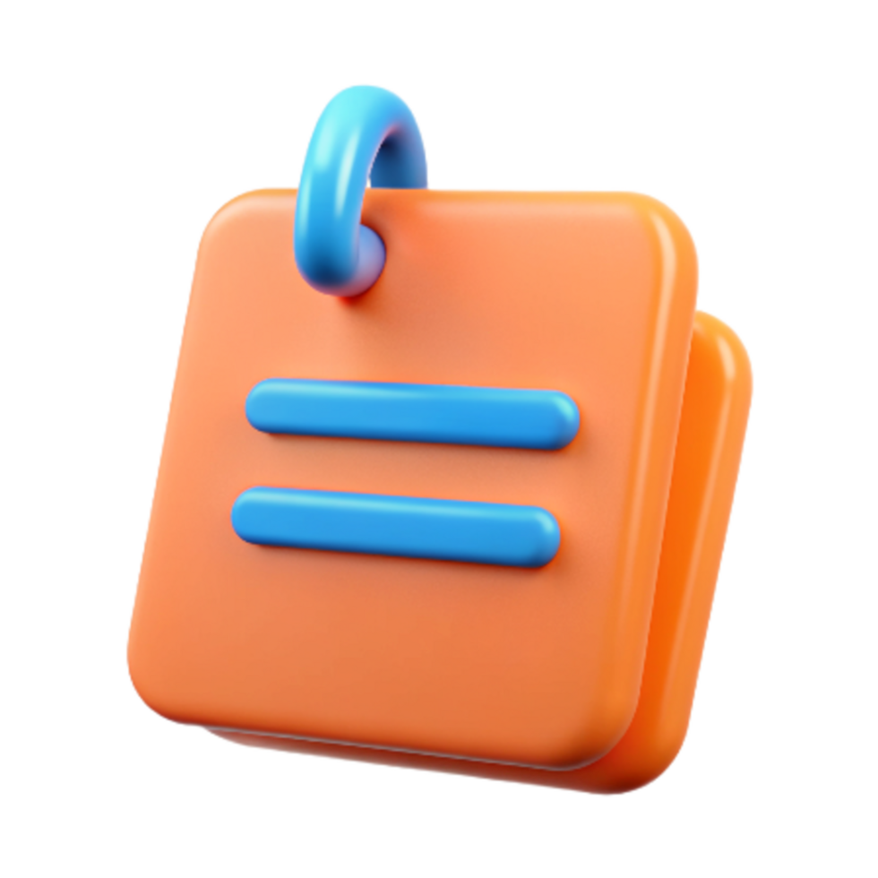 Paper Note 3d Graphic png