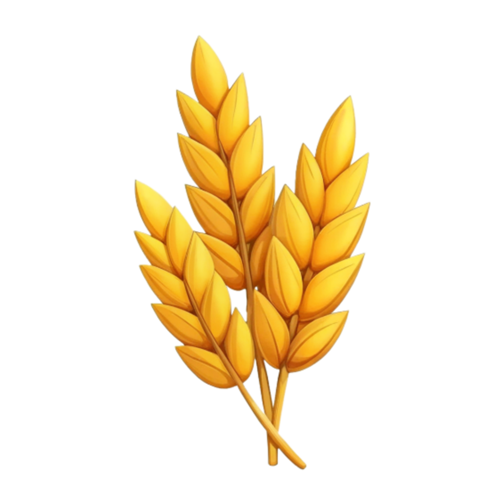 Wheat Crop Cartoon Style png