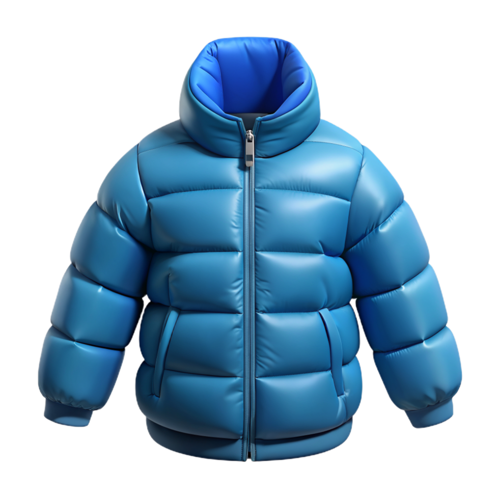 Puffer Jacket 3d Render png