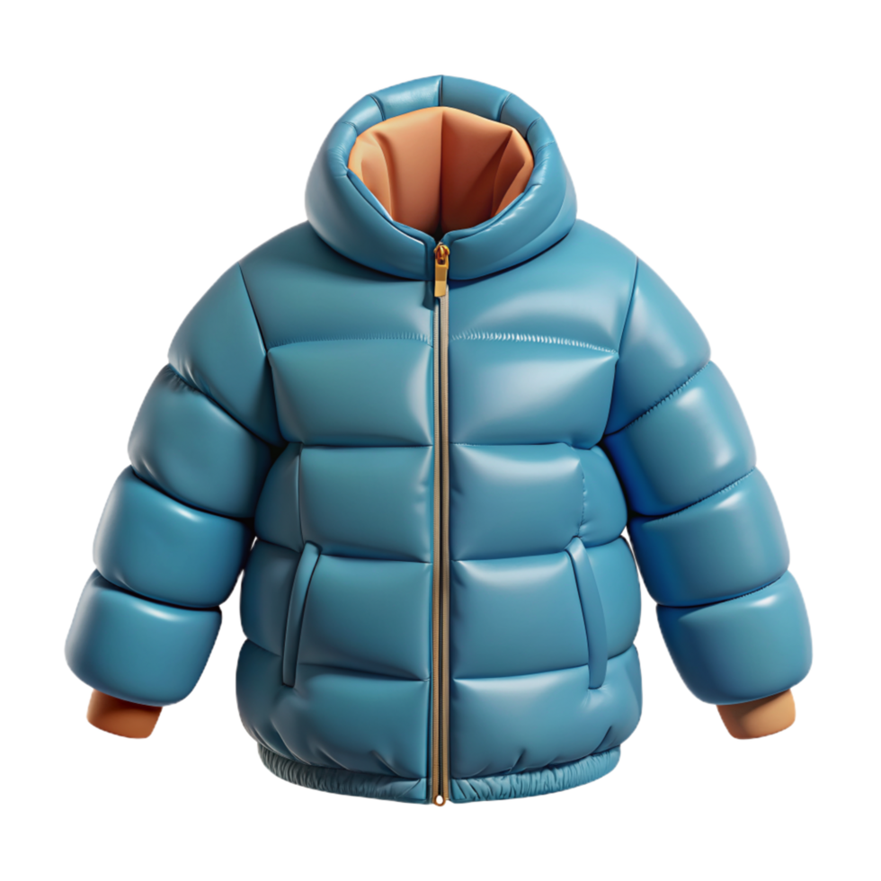 Puffer Jacket 3d Design png