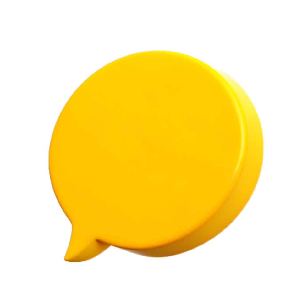 Bubble Chat 3d Item png