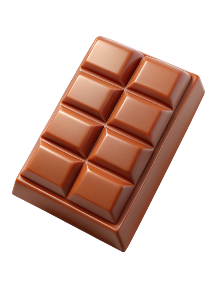 Chocolate Bar 3d Illustration png
