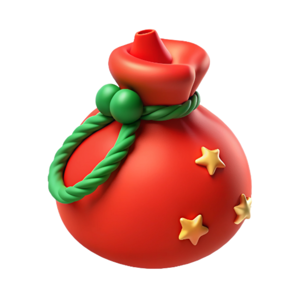 Christmas Sack 3d Style png