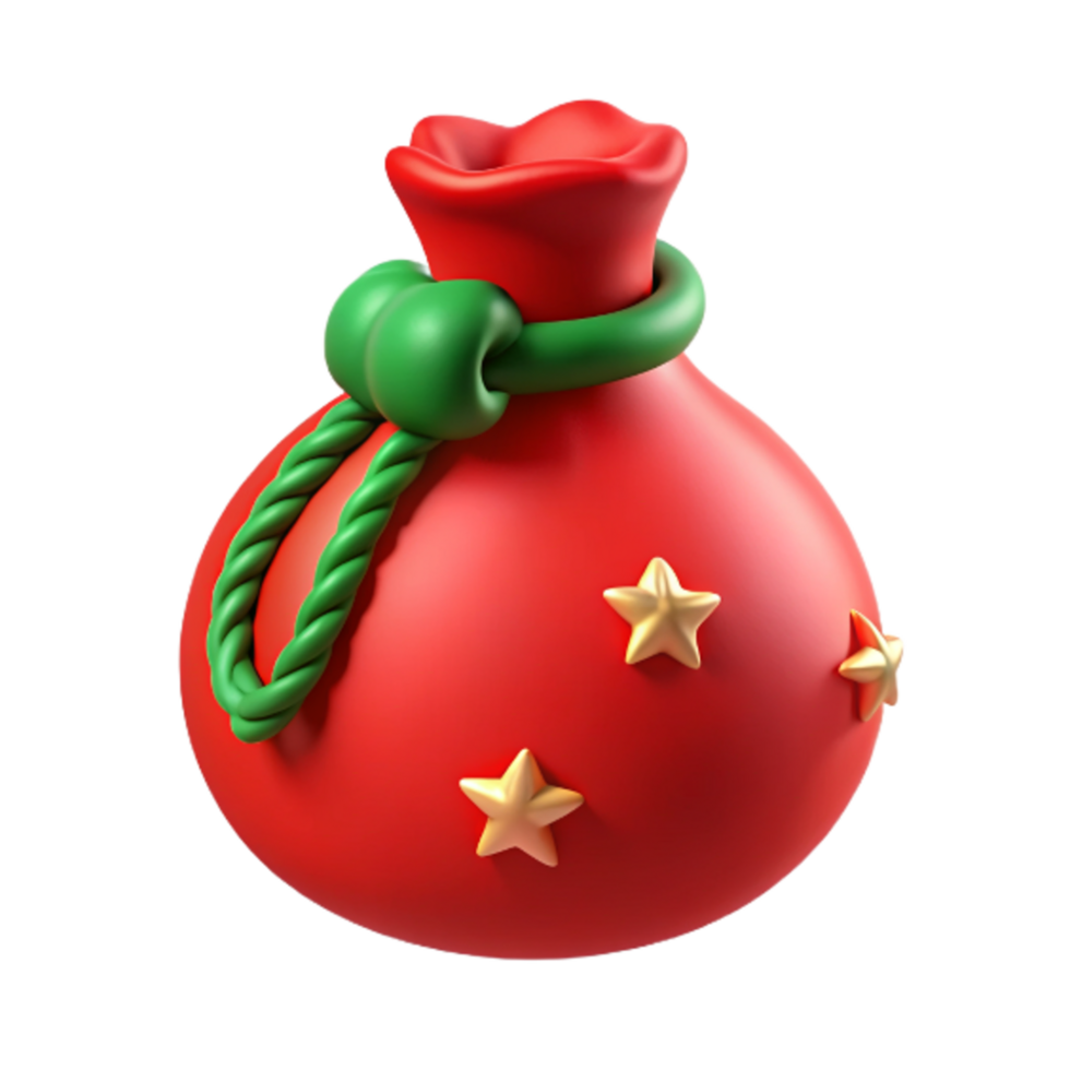 Christmas Sack 3d Art png