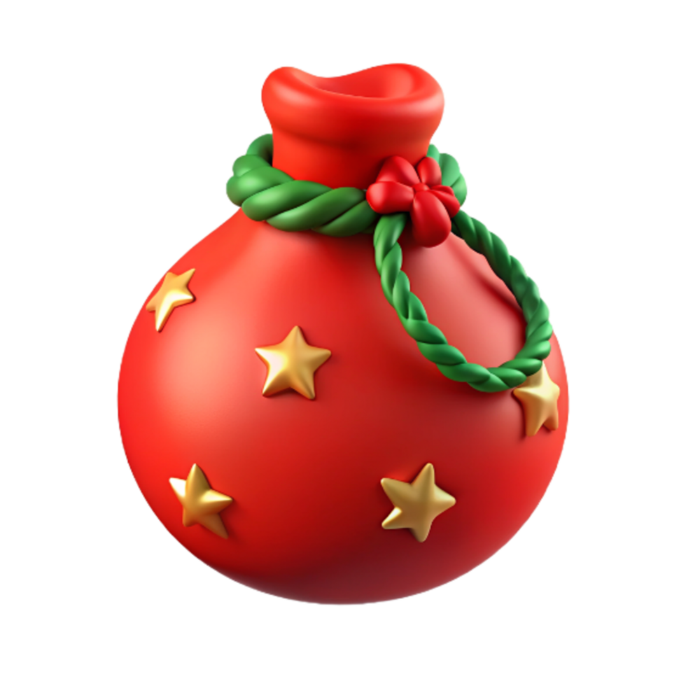Christmas Sack 3d Concept png