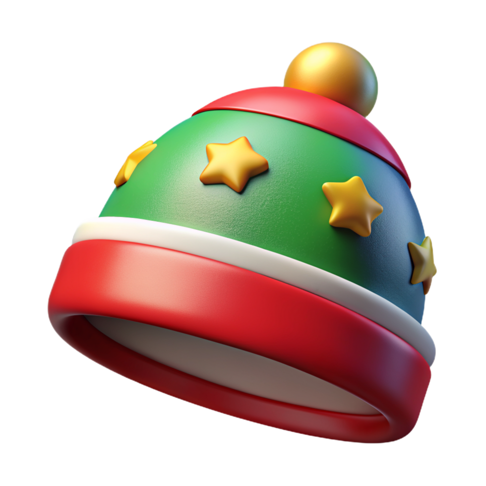 Christmas Beanie 3d Image png