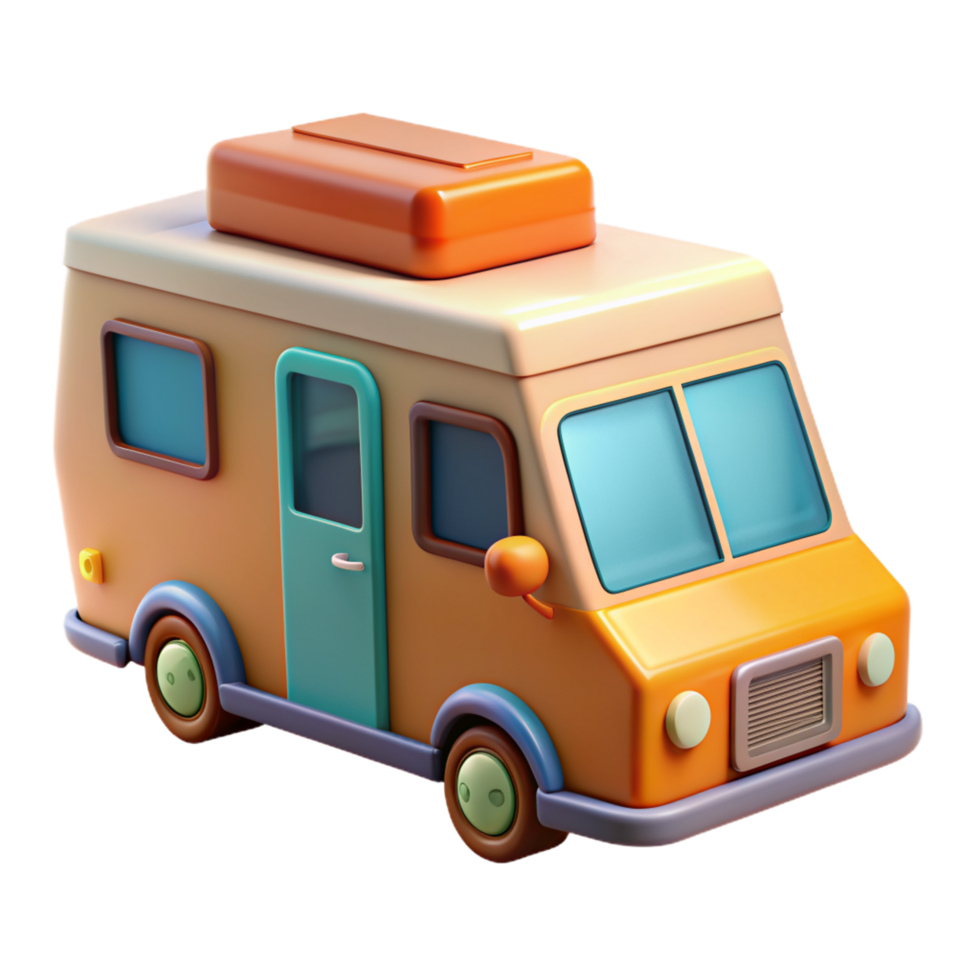 Camper Car 3d Item png