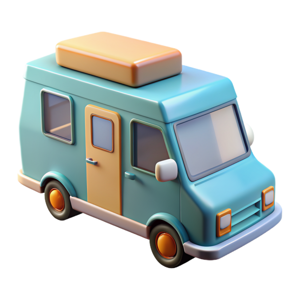 Camper Car 3d Design png