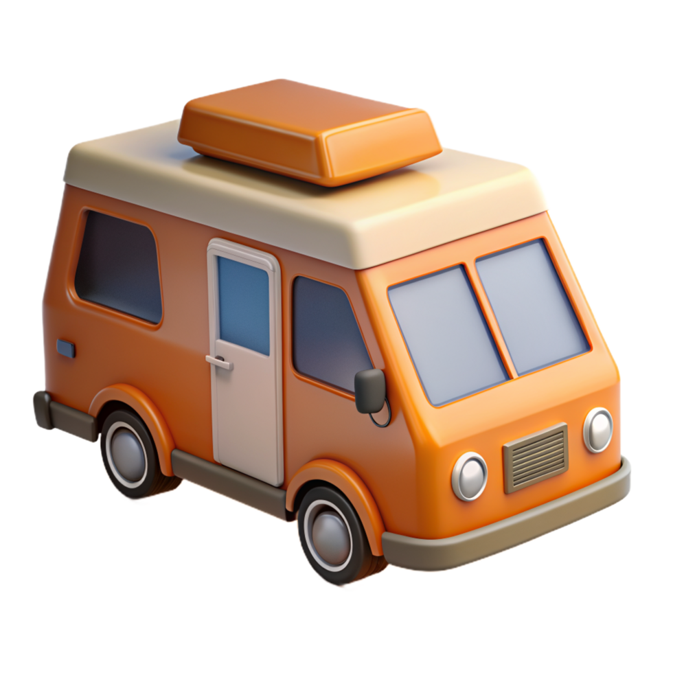 Camper Car 3d Concept png