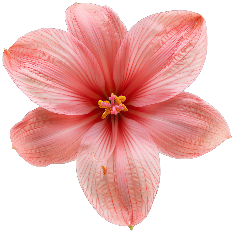 A vibrant colorful flower png