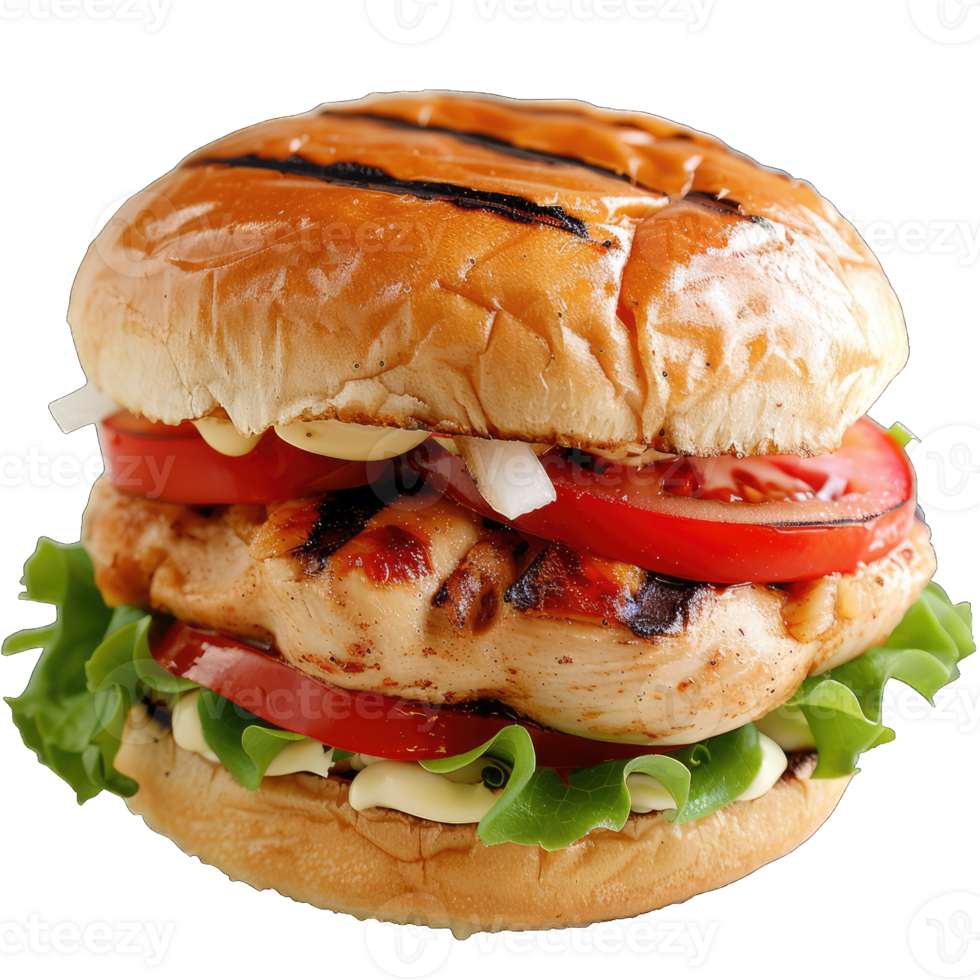 Chicken Patty Burger png