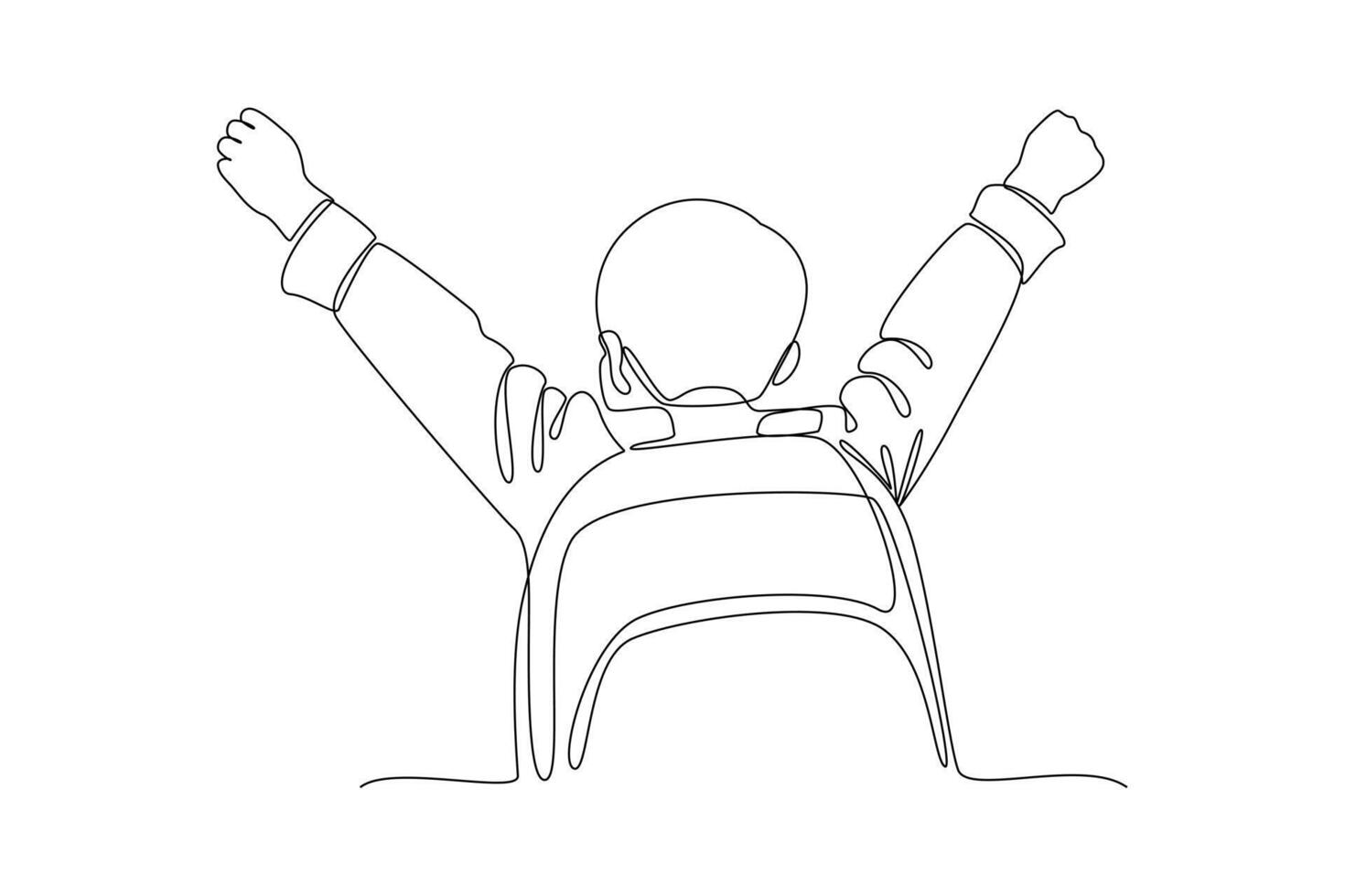excited to go back to school continues line vector